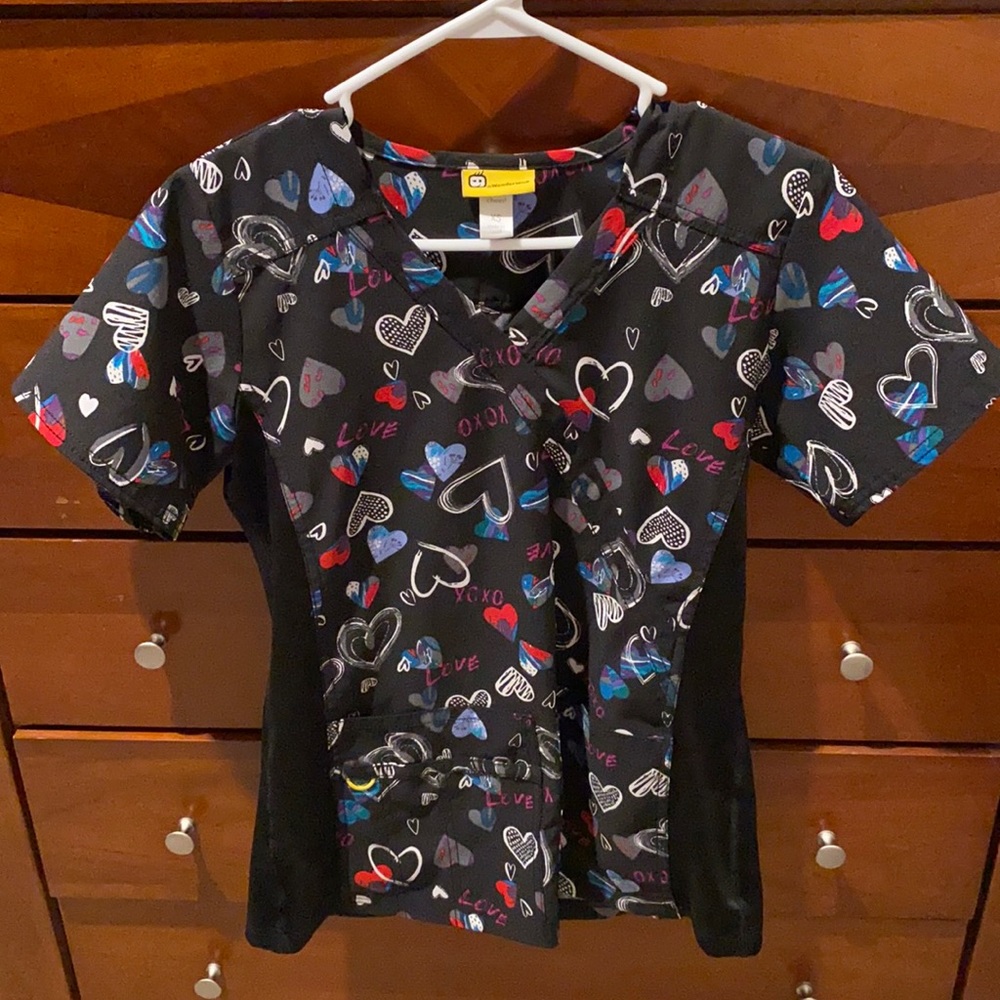 WonderWink size XS Scrub Top